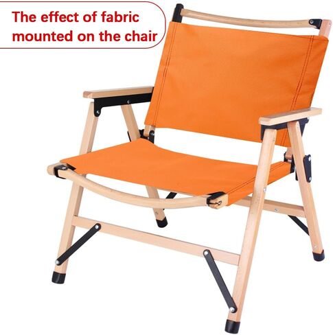 GORGECRAFT 18.9x13.8 Inch Camping Chair Replacement Fabric Oxford Cloth High Back Camp Chair Cover Silver Collapsible Lightweight Outdoor Folding Chair Seat Replacements for Sketching Chair Lawn in Saudi Arabia