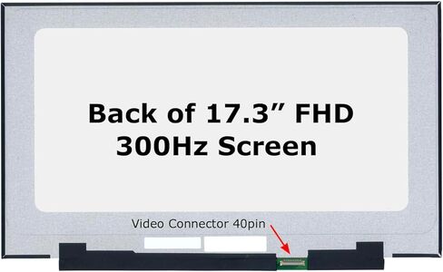 Screenarama استبدال الشاشة الجديدة لـ AUO B173HAN05.5 40PIN 300HZ FHD 1920X1080 IPS LCD LED مع أدوات وشريط in Saudi Arabia