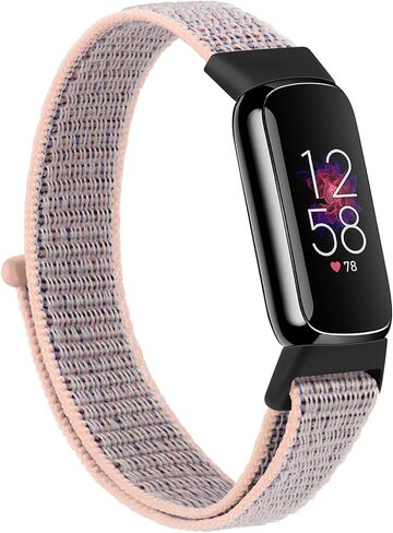 نايلون فرقة لـ Fitbit Luxe Bands Women Men ، Soft Responsip Sport Strap متوافق مع ملحقات Fitbit Luxe in Saudi Arabia