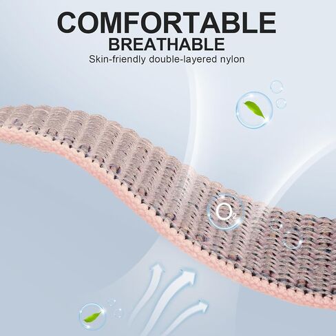 نايلون فرقة لـ Fitbit Luxe Bands Women Men ، Soft Responsip Sport Strap متوافق مع ملحقات Fitbit Luxe in Saudi Arabia
