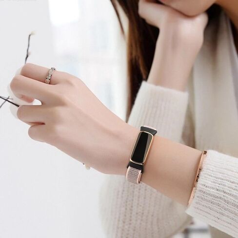 نايلون فرقة لـ Fitbit Luxe Bands Women Men ، Soft Responsip Sport Strap متوافق مع ملحقات Fitbit Luxe in Saudi Arabia