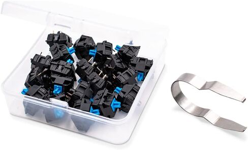 Pack of 20 Original Cherry MX Blue Switches for Mechanical Keyboard with Switch Puller. in Saudi Arabia