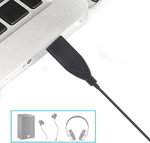 USB Lavalier Microphone, Portable Collar Clips Mic, Plug Play Omnidirectional Lapel Shirt Collar Clips on Mic for PC, Computer in Saudi Arabia