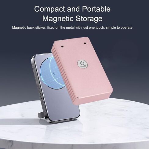 USB Omnidirectional Microphone, 192Khz Sampling Rate and Dual Channel Microphone with Magnetic Back, AI Noise Reduction, 3Meter Pickup Distance, Real Sound Reproduction (Rose Gold) in Saudi Arabia