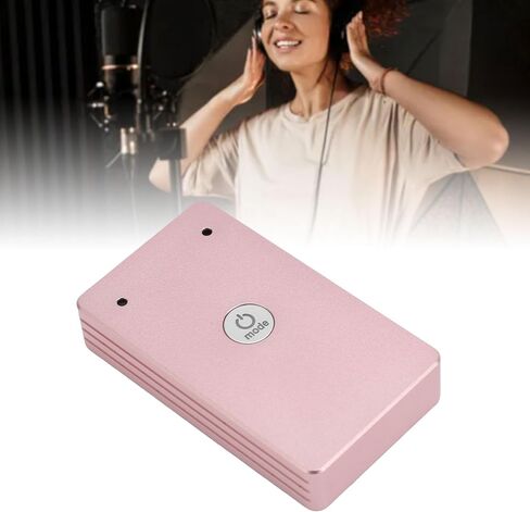 USB Omnidirectional Microphone, 192Khz Sampling Rate and Dual Channel Microphone with Magnetic Back, AI Noise Reduction, 3Meter Pickup Distance, Real Sound Reproduction (Rose Gold) in Saudi Arabia