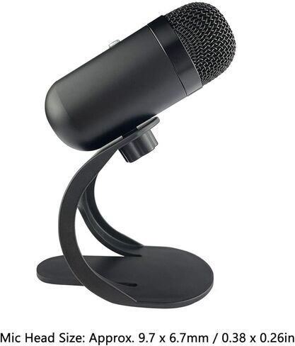 Tangxi USB Microphone with Quick Mute, Desktop Condenser Microphone for Gaming Recording Streaming, 360 Omnidirectional Sound Pickup with Stand in Saudi Arabia