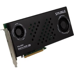 Sparkle PCIe 4.0 x16 Riser Card with up to 4 NVMe M.2 SSDs [ EP-G4M2X4 ] in Saudi Arabia