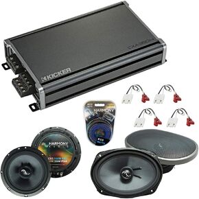 Harmony Audio Compatible with Nissan Pathfinder 2005-2007 OEM Replacement Bundle Premium Speakers & CXA360.4 in Saudi Arabia