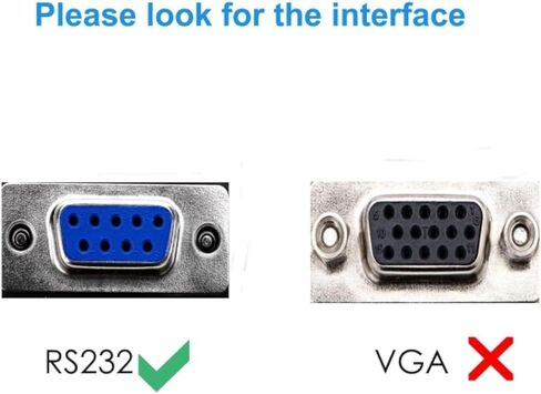 كابل محول تسلسلي لـ USB إلى RS232 DB9 مع مجموعة شرائح PL2303 لنظام التشغيل Windows 11،10 و 8 و 7 و Vista و XP in Kuwait