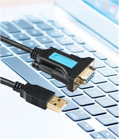 كابل محول تسلسلي لـ USB إلى RS232 DB9 مع مجموعة شرائح PL2303 لنظام التشغيل Windows 11،10 و 8 و 7 و Vista و XP in Kuwait