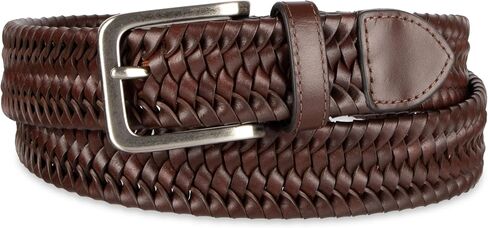 Tommy Bahama Men's Stretch Leather Braid Belt in Kuwait