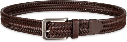 Tommy Bahama Men's Stretch Leather Braid Belt in Kuwait