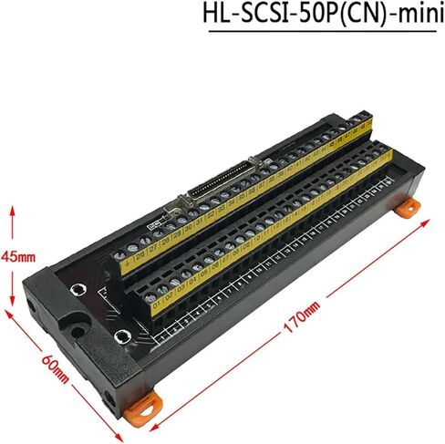 HL-SCSI-50P SCSI50 50pin Relay Terminals Adapter Board for Servo CN1 ASD-BM-50A for A2/AB 2M(20pcs 20-26P 8.5MM) in Saudi Arabia