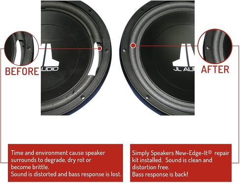 JL Audio 12 Inch Foam Speaker Repair Kit FSK-12JL (Pair) in Saudi Arabia