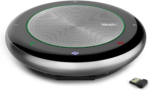 yealink CP700 SPEALERPHOPHIPHIPER مع فرق معتمدة من فرق الدونجل ، متحدث مؤتمر محمول وميكروفون للاجتماع ، والهاتف الرائع ، ومنصات الاتصالات الموحدة ، والاستلام الصوتي 360 درجة ، و 9 ساعات وقت الحوار in Kuwait