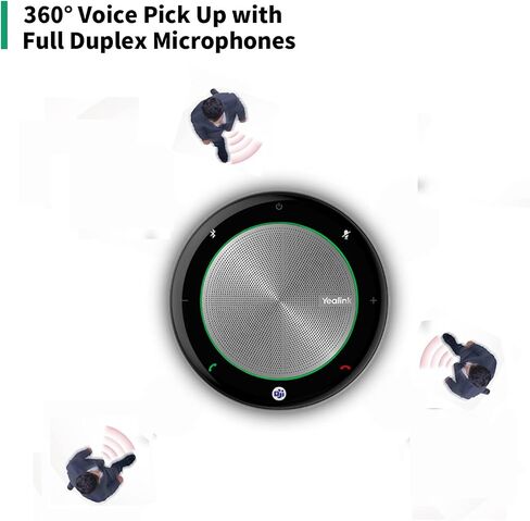 yealink CP700 SPEALERPHOPHIPHIPER مع فرق معتمدة من فرق الدونجل ، متحدث مؤتمر محمول وميكروفون للاجتماع ، والهاتف الرائع ، ومنصات الاتصالات الموحدة ، والاستلام الصوتي 360 درجة ، و 9 ساعات وقت الحوار in Kuwait