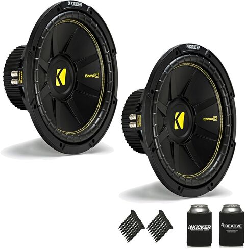Kicker CWCS124 Compc 12 "Subwoofers Bundle Single 4-Ohm Voice Coil in Saudi Arabia