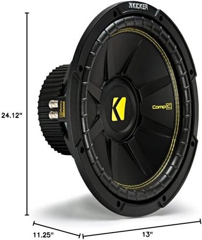 Kicker CWCS124 Compc 12 "Subwoofers Bundle Single 4-Ohm Voice Coil in Saudi Arabia