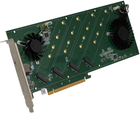 Sparkle PCIe 4.0 x16 Riser Card with up to 4 NVMe M.2 SSDs [ EP-G4M2X4 ] in Saudi Arabia
