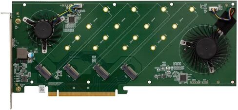 Sparkle PCIe 4.0 x16 Riser Card with up to 4 NVMe M.2 SSDs [ EP-G4M2X4 ] in Saudi Arabia