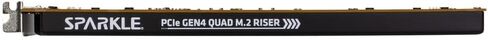 Sparkle PCIe 4.0 x16 Riser Card with up to 4 NVMe M.2 SSDs [ EP-G4M2X4 ] in Saudi Arabia