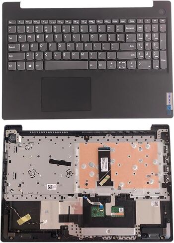 Laptop Palmrest Upper Case with Keyboard and Touchpad Assembly Replacement for Lenovo Ideapad 3 15ada05/3 15IML05 5CB0X57446 5CB1D03658 Black in Saudi Arabia