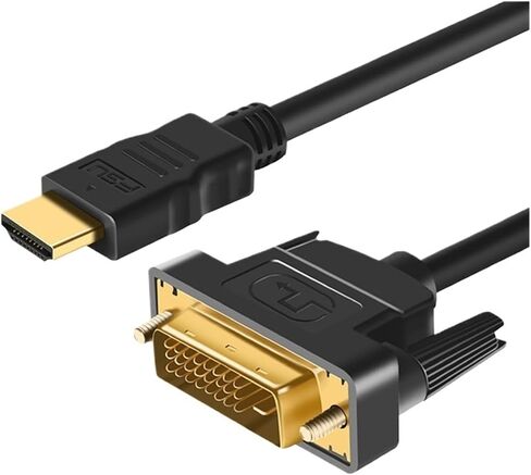 DVI to Converter Cable Adapter Cable HDMI Input to Output Converter Plated pl-UG for Computers Monitors TVs Projectors(1.5M) in Saudi Arabia