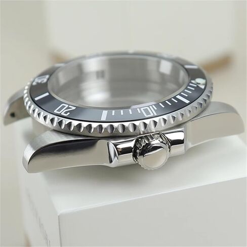 40 مم حالة غوص من الياقوت مناسبة لسيكو NH35 NH36 NH34 8215 ETA2824 حركة 28.5 مم الاتصال 316L Watch Parts Case Case in Kuwait