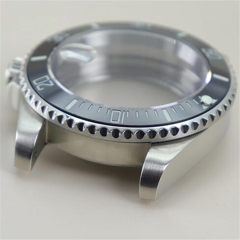 40 مم حالة غوص من الياقوت مناسبة لسيكو NH35 NH36 NH34 8215 ETA2824 حركة 28.5 مم الاتصال 316L Watch Parts Case Case in Kuwait