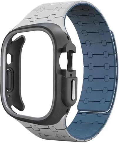 TPU Case Silicone Strap for Watch Band Ultra 2 49mm 45mm 44mm 41mm Protective Case Bracelet for Iwatch Series 9 8 7 6 5 4 Watchbands in Saudi Arabia