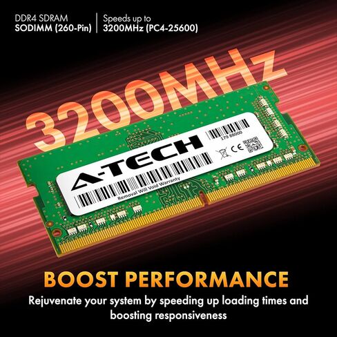 مجموعة A-Tech 32GB (2x16GB) ذاكرة الوصول العشوائي لـ Dell Latitude 14 3440 ، 15 3540 ، 14 5440 ، 15 5540 كمبيوتر محمول | DDR4 3200MHz PC4-25600 SODIMM 1.2V 260-PIN ترقية الذاكرة SOC DIMM in Saudi Arabia