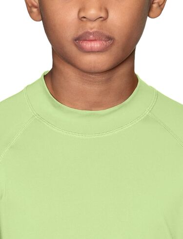 قميص سباحة TSLA UPF 50+ للشباب بأكمام قصيرة للحماية من الطفح الجلدي، قميص سباحة لركوب الأمواج من الأشعة فوق البنفسجية/عامل حماية من الشمس (SPF)، قميص سباحة مائي مائي in Kuwait