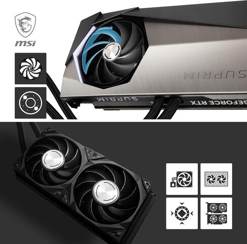 MSI GeForce RTX 4090 SUPRIM Liquid X 24G, V510-007R (Renewed) in Saudi Arabia