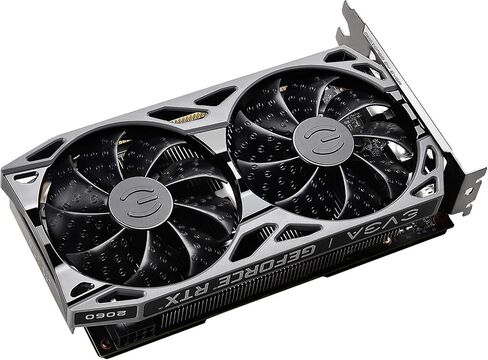 Evga Geforce RTX 2060 KO Ultra Gaming ، 6GB GDDR6 ، المعجبين المزدوج ، لوحة خلفية معدنية ، 06G-P4-2068-KR (متجدد) in Kuwait