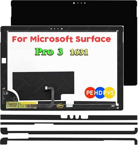 شاشة بديلة لجهاز مايكروسوفت سيرفس برو 5 (1796) 1807 1809 V1.0 6870S-2403A بشاشة LCD LED مقاس 12.3 انش من بي اي اتش دي بي في اس، مجموعة محول رقمي بشاشة لمس LP123WQ1 (مع لوحة اللمس) in Saudi Arabia