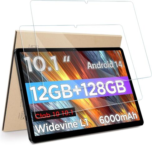 واقي شاشة 2 عبوة متوافق مع Callsky-Tab CPAD 10 / CTAB 10 10.1 بوصة قرص ، [وضوح HD] [9 صلابة] in Saudi Arabia