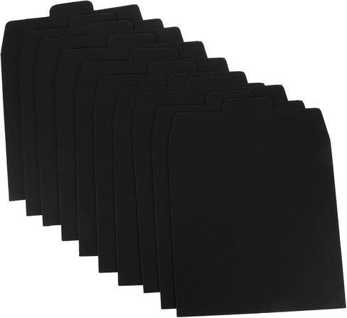 Ayealifty 20PCS DVD Sleeves Paper Markes لتخزين الأقراص المضغوطة DVD مع سهولة الوصول لمكتب المنازل والمدرسة يحمي الأقراص من الخدوش والأضرار in Kuwait