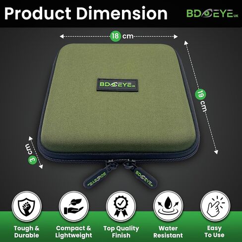 Fishing Rig Binder – 10 Zip Sleeves + Mesh Pocket – Waterproof Rig Wallet with Heavy-Duty Outer Zipper – Tackle Organizer for Pre-Tied Rigs, Hooks, Leaders & Soft Baits in Saudi Arabia