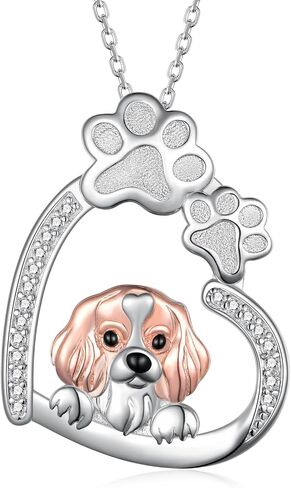 Feijiesi Yorkie Gifts 925 Sterling Silver Cute Yorkie Necklace Dog Jewelry Gifts for Women Girls Yorkie Lovers in Kuwait