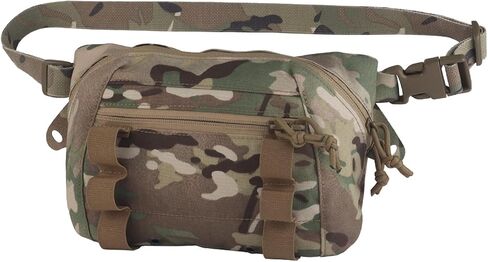 Large Multi-Purpose Drop Pouch, Universal Tactical Fanny Pack Vest Hook and Loop EDC Admin Wait Bag in Kuwait