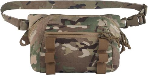 Large Multi-Purpose Drop Pouch, Universal Tactical Fanny Pack Vest Hook and Loop EDC Admin Wait Bag in Kuwait