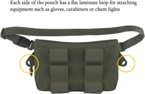 Large Multi-Purpose Drop Pouch, Universal Tactical Fanny Pack Vest Hook and Loop EDC Admin Wait Bag in Kuwait