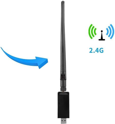 ASHATA USB Network Card,RTL8821AU Network Adapter Band 600Mbps USB Adapter Compatible with Bluetooth, High-Speed 2.4GGHZ and 5.8GHZ Network Card in Saudi Arabia