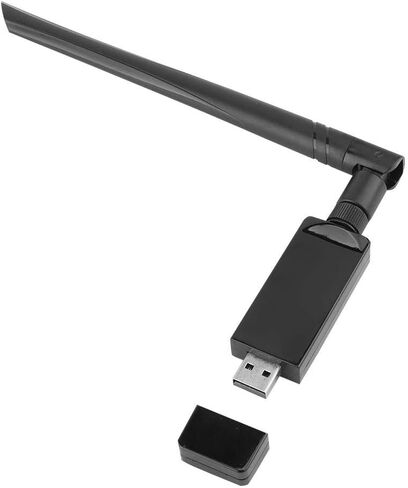 ASHATA USB Network Card,RTL8821AU Network Adapter Band 600Mbps USB Adapter Compatible with Bluetooth, High-Speed 2.4GGHZ and 5.8GHZ Network Card in Saudi Arabia