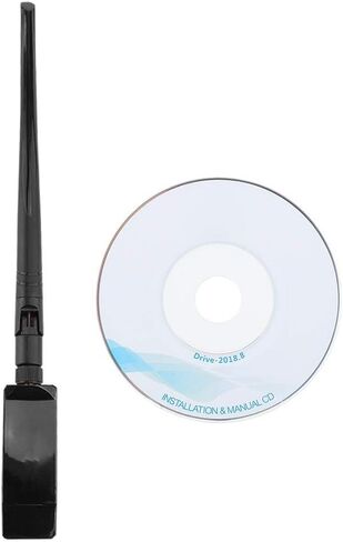 ASHATA USB Network Card,RTL8821AU Network Adapter Band 600Mbps USB Adapter Compatible with Bluetooth, High-Speed 2.4GGHZ and 5.8GHZ Network Card in Saudi Arabia