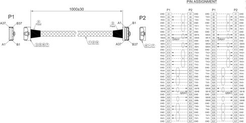 كابلات Sata micro | مضيق Slimsas المنخفضة 8i إلى RA 8i - 1M - 1M in Saudi Arabia