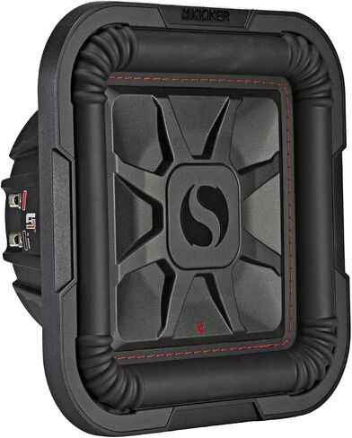 Harmony Audio Kicker (2) 46L7T102 Car Audio L7T Shallow Mount 10" Sub Square L7 Subwoofer L7T102 Bundle with Harmony HA-A800.1 Amplifier & Amp Kit in Saudi Arabia