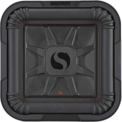 Harmony Audio Kicker (2) 46L7T102 Car Audio L7T Shallow Mount 10" Sub Square L7 Subwoofer L7T102 Bundle with Harmony HA-A800.1 Amplifier & Amp Kit in Saudi Arabia