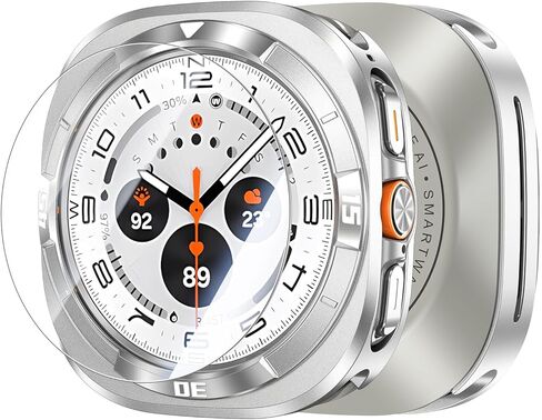 Goton Metal Case with Screen Protector for Galaxy Watch Ultra/Ultra 2 (2025) 47mm – 360° Full-Body Rugged Stainless Steel Bumper + Back Cover, Designed for Samsung Galaxy Watch 7/8 Ultra in Saudi Arabia