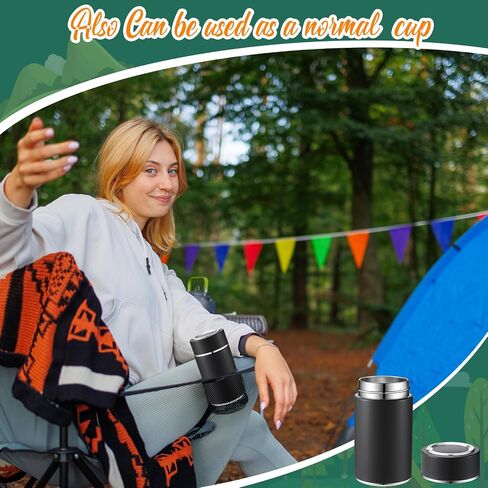 6 PCS 70 مل نظارات لقطة من الفولاذ المقاوم للصدأ مع 12 أوقية تحمل علبة تعشش زجاجات طلقة مريطة للتخييم في التخييم الحفلات in Saudi Arabia